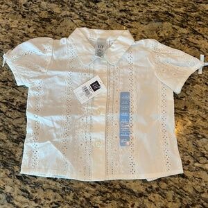 Eyelet Woven Infant Shirt